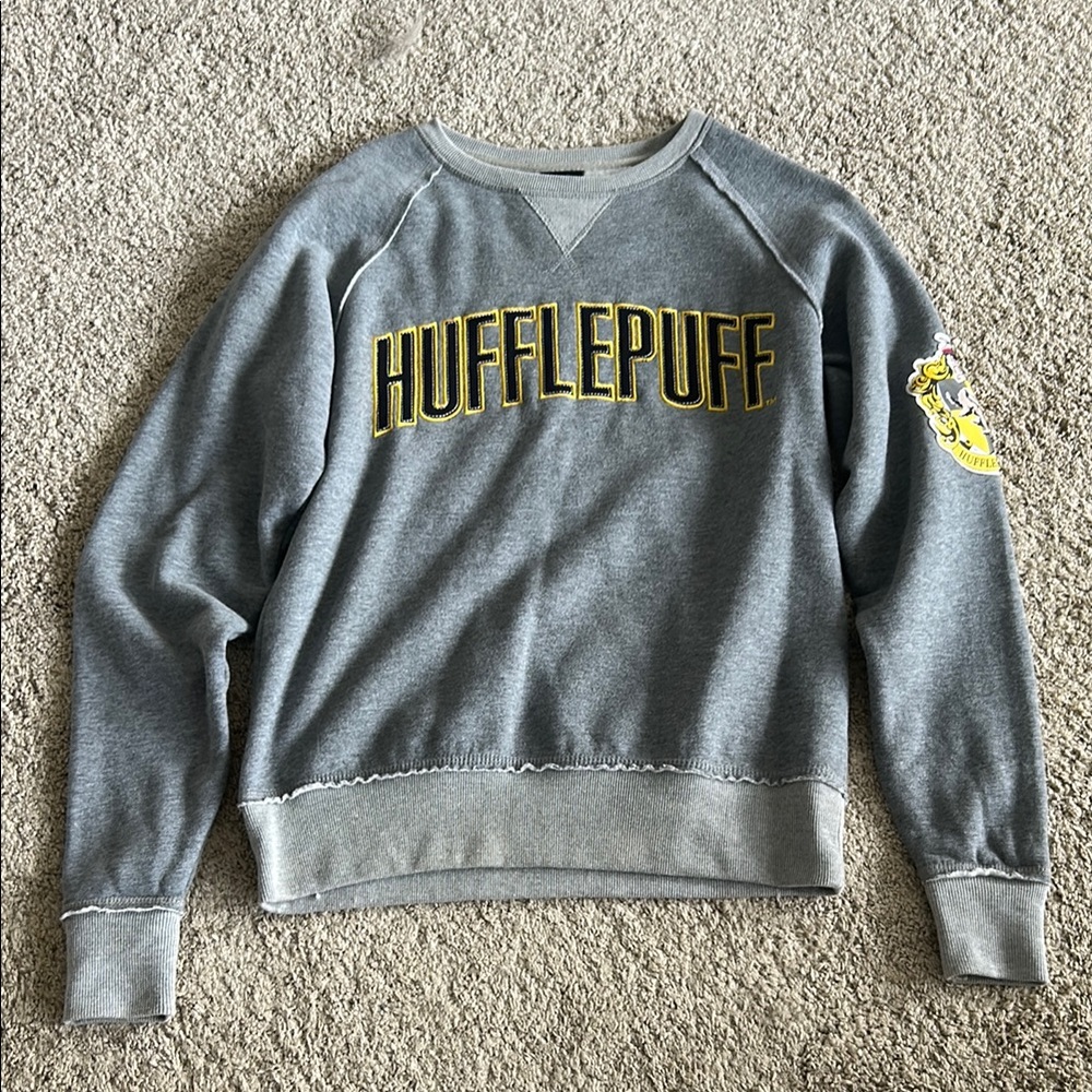 Hufflepuff Gray Sweater